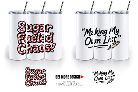 Tumbler Sassy Elf Quote Sublimation artnoy 