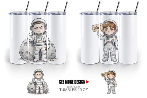 Tumbler Sassy Introvert Astronaut Sublimation artnoy 