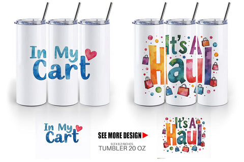 Tumbler Sassy Online Shopper Sublimation artnoy 