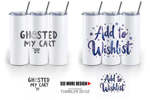 Tumbler Sassy Online Shopper Sublimation artnoy 