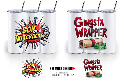 Tumbler Sassy Reindeer Games Sublimation artnoy 