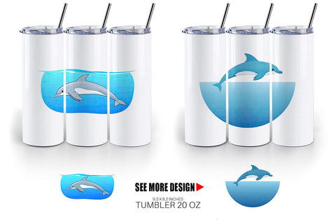 Tumbler Save the Ocean Sublimation artnoy 