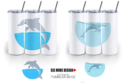 Tumbler Save the Ocean Sublimation artnoy 