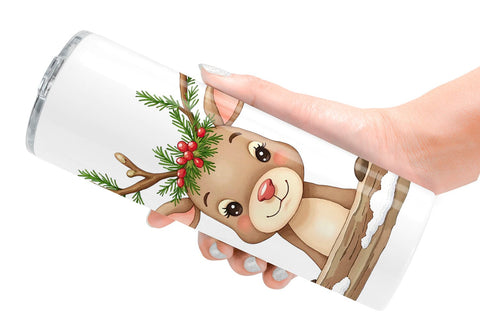 Tumbler Scandinavian Christmas Sublimation artnoy 