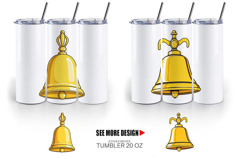 Tumbler School Bell Sublimation artnoy 