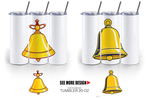 Tumbler School Bell Sublimation artnoy 