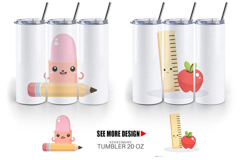 Tumbler School Buddies Sublimation artnoy 