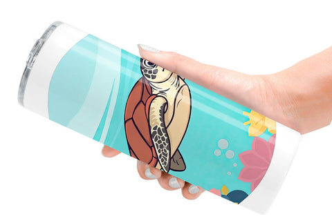 Tumbler Sea Turtle Sublimation artnoy 