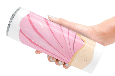 Tumbler Seashell Sublimation artnoy 