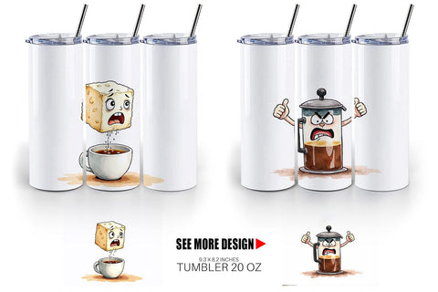 Tumbler Sentient Sarcastic Mugs Watercolor Sublimation artnoy 