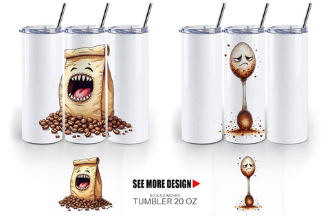 Tumbler Sentient Sarcastic Mugs Watercolor Sublimation artnoy 