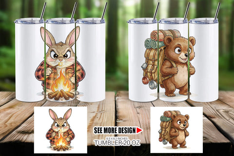Tumbler Serious Survivalist Animal SVG artnoy 