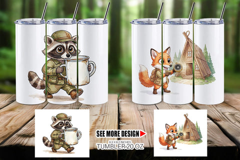 Tumbler Serious Survivalist Animal SVG artnoy 
