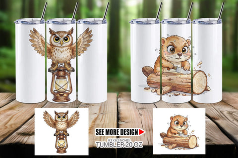 Tumbler Serious Survivalist Animal SVG artnoy 