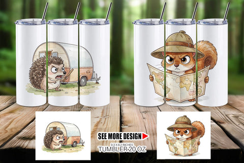 Tumbler Serious Survivalist Animal SVG artnoy 