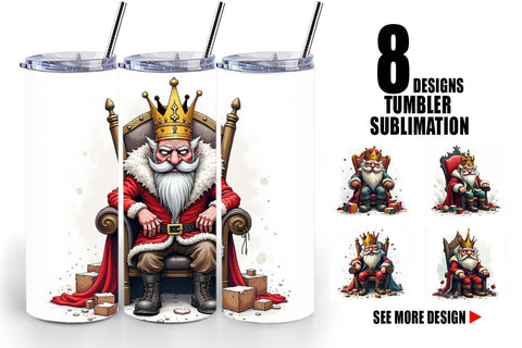 Tumbler Shattered Nutcracker King Sublimation artnoy 