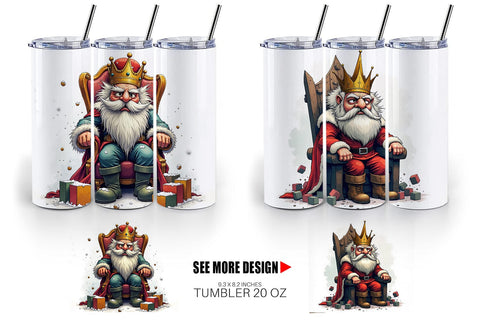 Tumbler Shattered Nutcracker King Sublimation artnoy 