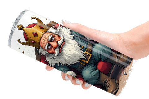 Tumbler Shattered Nutcracker King Sublimation artnoy 