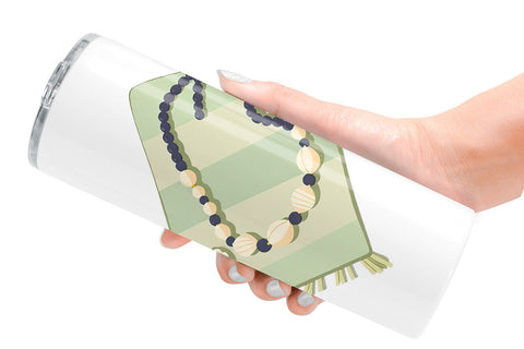 Tumbler Shell Necklace Sublimation artnoy 