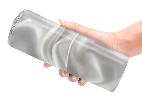 Tumbler Silver Silk Pattern Sublimation artnoy 