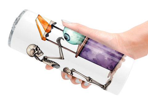 Tumbler Skeleton Game Booths Sublimation artnoy 