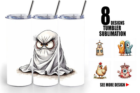 Tumbler Skeptical Linens Sublimation artnoy 