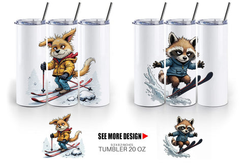 Tumbler Ski Grumps Sublimation artnoy 