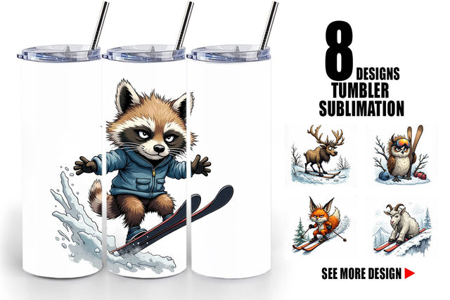 Tumbler Ski Grumps Sublimation artnoy 