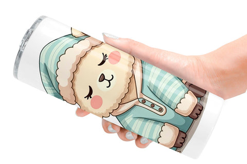 Tumbler Sleepy Capybara Sublimation artnoy 