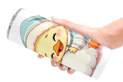 Tumbler Sleepy Duck Sublimation artnoy 