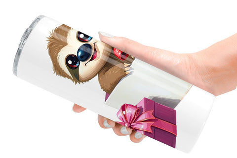 Tumbler Sloth Gift Sublimation artnoy 