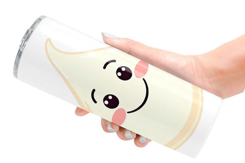 Tumbler Smiling Milk Drop Sublimation artnoy 