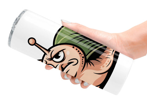 Tumbler Snail Mood Sublimation artnoy 