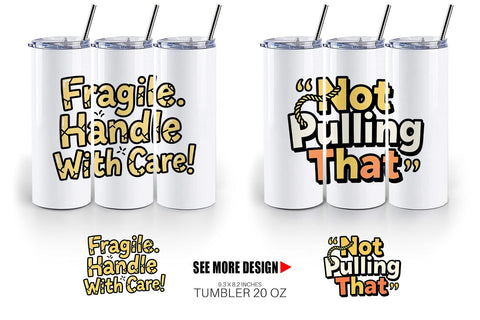 Tumbler Snarky Reindeer Holiday Sublimation artnoy 