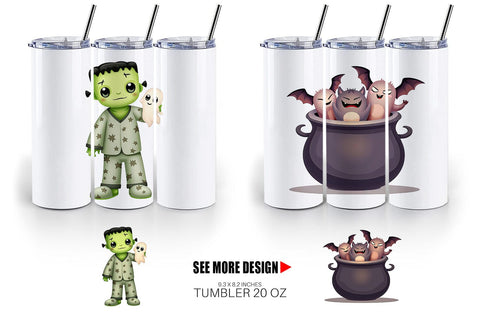 Tumbler Snuggle Spooky Squad Sublimation artnoy 