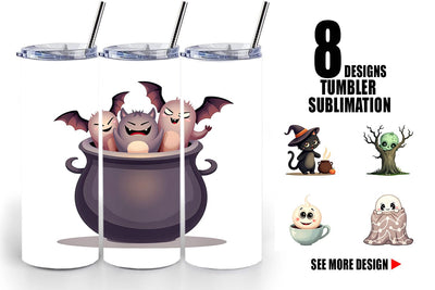 Tumbler Snuggle Spooky Squad Sublimation artnoy 
