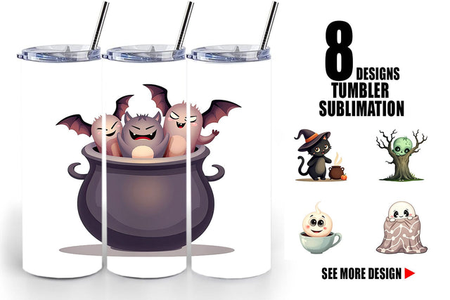 Tumbler Snuggle Spooky Squad Sublimation artnoy 