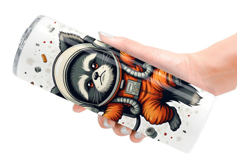 Tumbler Space Chaos Critter Sublimation artnoy 