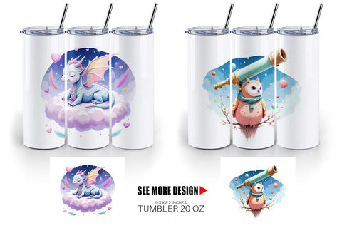 Tumbler Space Dreamscape Sublimation artnoy 