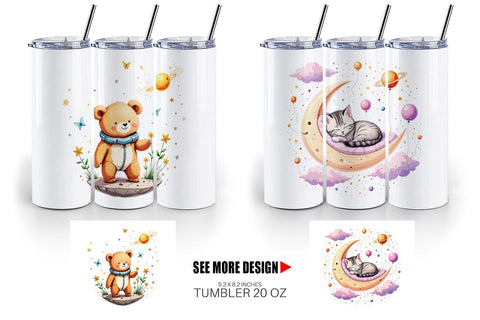 Tumbler Space Dreamscape Sublimation artnoy 