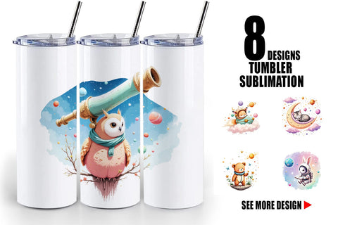 Tumbler Space Dreamscape Sublimation artnoy 