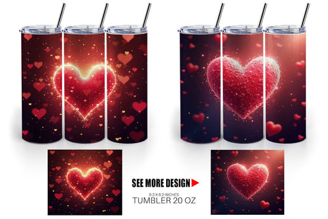 Tumbler Spark Hearts Sublimation artnoy 