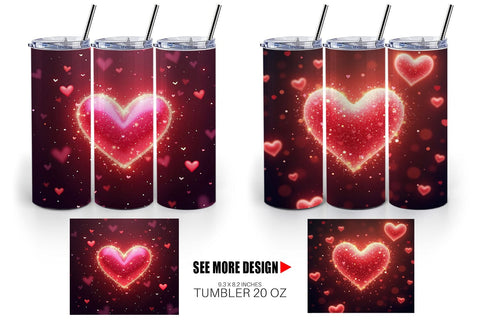 Tumbler Spark Hearts Sublimation artnoy 