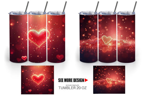 Tumbler Spark Hearts Sublimation artnoy 