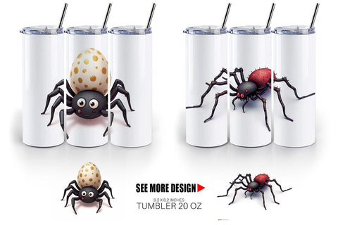 Tumbler Spider Twists Sublimation artnoy 