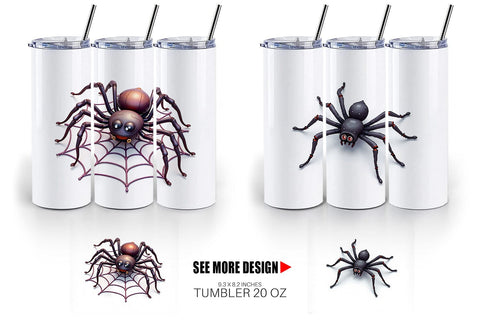 Tumbler Spider Twists Sublimation artnoy 