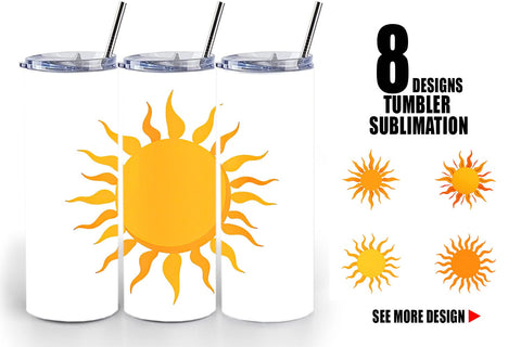 Tumbler Spiral Sun Sublimation artnoy 