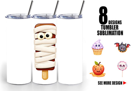 Tumbler Spooky Sweet Treats Sublimation artnoy 