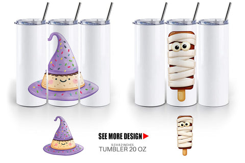 Tumbler Spooky Sweet Treats Sublimation artnoy 