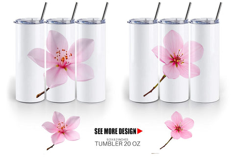 Tumbler Spring Blossom Sublimation artnoy 